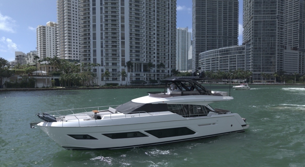 Silver Moon 80 luxury yacht for charter in Miami